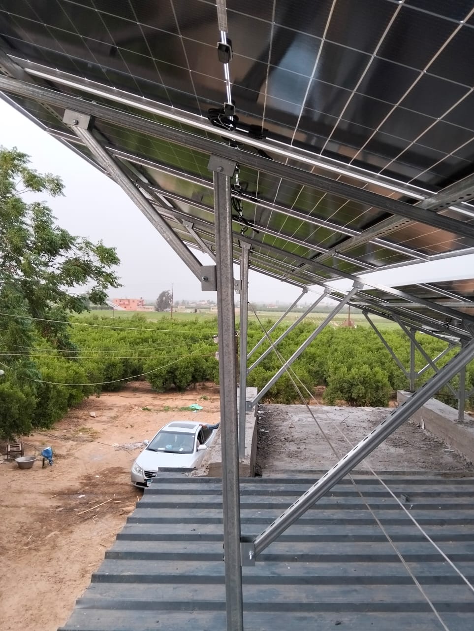 EGIST solar mounting installation